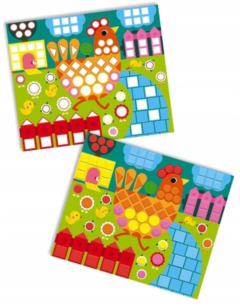 Zestaw kreatywny Mozaika Zwierzęta 3+ Janod