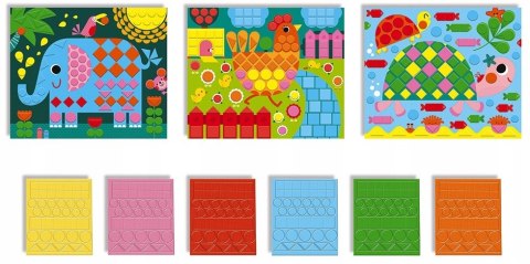 Zestaw kreatywny Mozaika Zwierzęta 3+ Janod