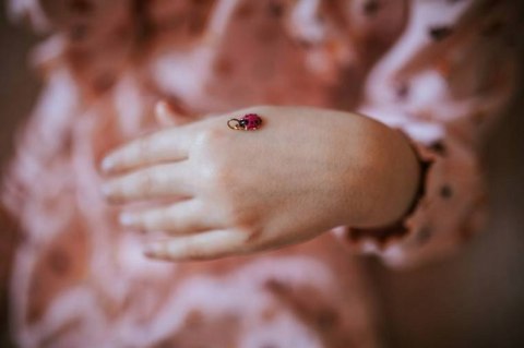 Zestaw kreatywny Tęczowe koraliki 6+, Janod