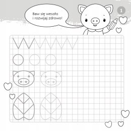 Zgadywanie doklejanie Cyferki Naklejki