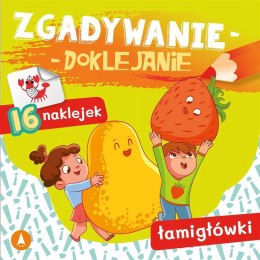 Zgadywanie doklejanie Łamigłówki Naklejki