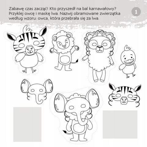 Zgadywanie doklejanie Łamigłówki Naklejki