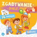 Zgadywanie doklejanie Rebusy Naklejki Zagadki