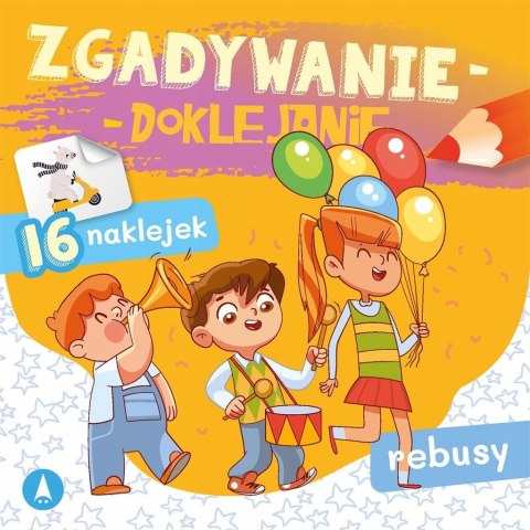 Zgadywanie doklejanie Rebusy Naklejki Zagadki