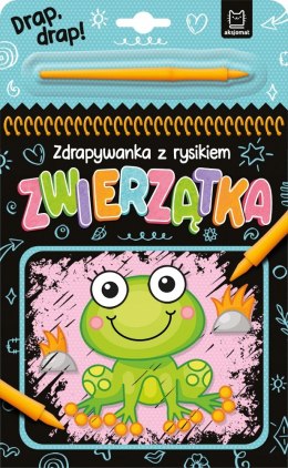 Zwierzątka Zdrapywanka z rysikiem Wydrapywanka Aksjomat