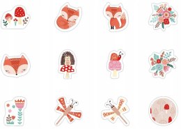 20 mini-gumek do Ścierania w Słoiczku Lisek Janod