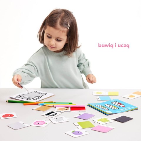 Akademia CzuCzu Kolory 2 Książeczki Puzzle 18m+