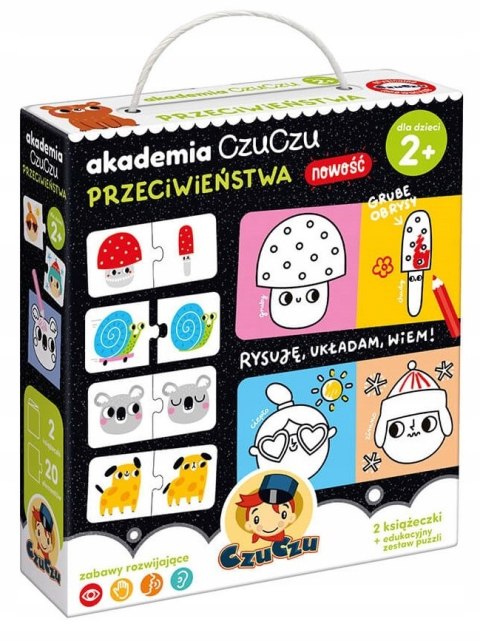 Akademia CzuCzu Przeciwieństwa Książeczki Puzzle