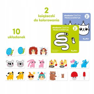 Akademia CzuCzu Przeciwieństwa Książeczki Puzzle