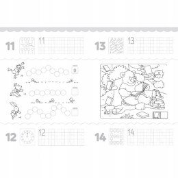Bawię się i piszę Cyferki Edukacyjna książeczka Aksjomat