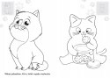 Brzdące kolorują Kotki Malowanka Kolorowanka