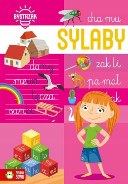 Bystrzak Sylaby Poznaję sylaby Nauka Czytania Zielona Sowa