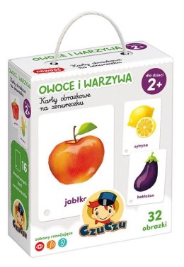 CzuCzu Karty obrazkowe Owoce i Warzywa 2+