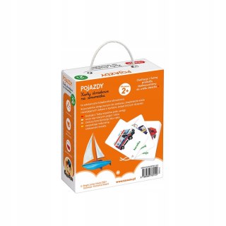 CzuCzu Karty obrazkowe na sznureczku Pojazdy 2+