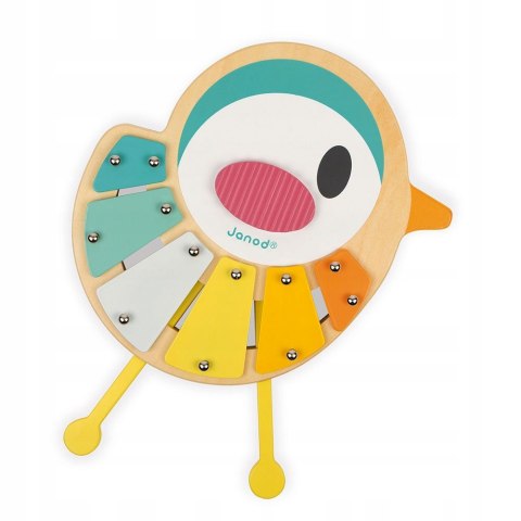 Drewniane cymbałki Ptaszek Pure, Janod 12 m +