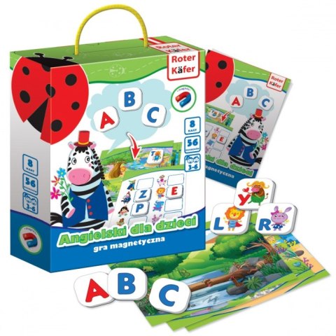 Gra z magnesami Angielski dla Dzieci Roter Kafer