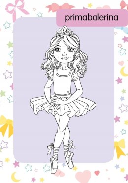 Kolorowanka z tatuażami Baletnice 16 Tatuaży