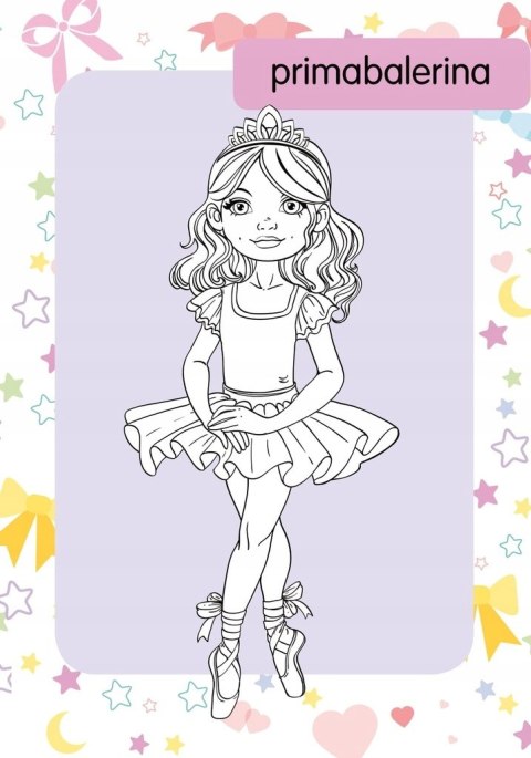 Kolorowanka z tatuażami Baletnice 16 Tatuaży