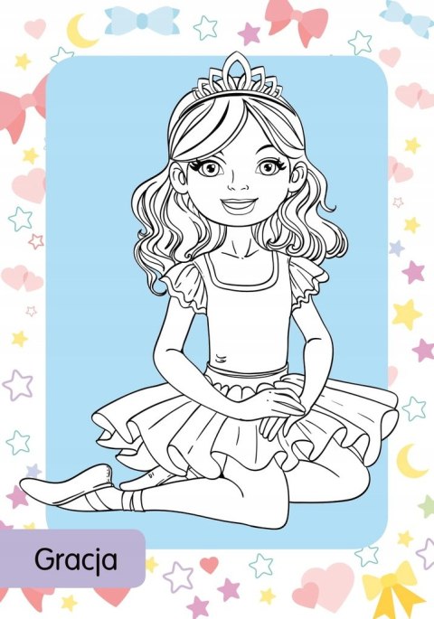 Kolorowanka z tatuażami Baletnice 16 Tatuaży