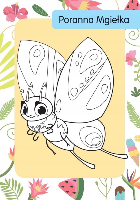 Kolorowanka z tatuażami Motyle 16 Tatuaży