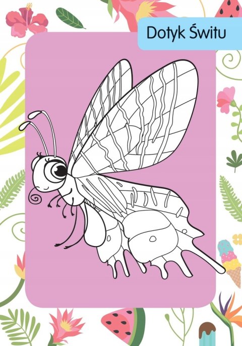 Kolorowanka z tatuażami Motyle 16 Tatuaży