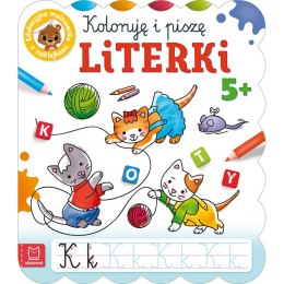 Koloruję i piszę Literki Edukacyjna malowanka Aksjomat