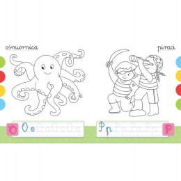 Koloruję i piszę Literki Edukacyjna malowanka Aksjomat