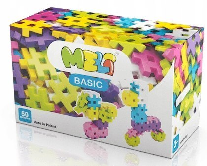 Kreatywne Klocki Meli Dziewczynka Basic 50 elem.