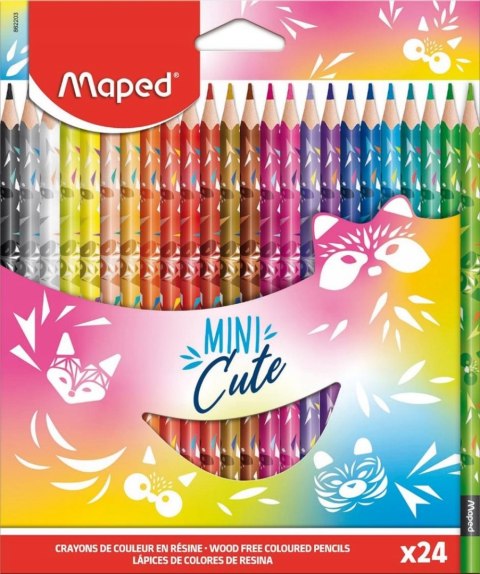 Kredki ołówkowe Mini Cute 24 szt Maped 862203