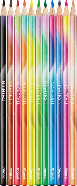 Kredki ołówkowe Nightfall 12 szt Maped 831700