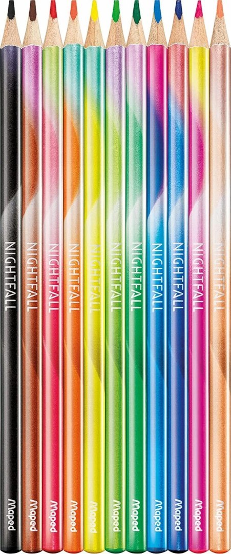 Kredki ołówkowe Nightfall 12 szt Maped 831700