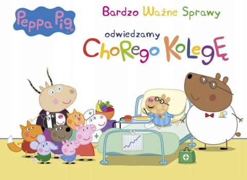 Książeczka Świnka Peppa. Odwiedzamy chorego kolegę