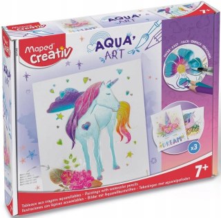 Maped Creativ AquaArt Obrazy akwarelowe jednorożec