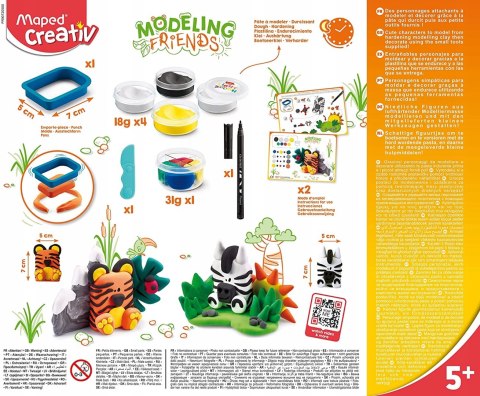 Maped Creativ Dzikie Zwierzaki Masa Plastyczna