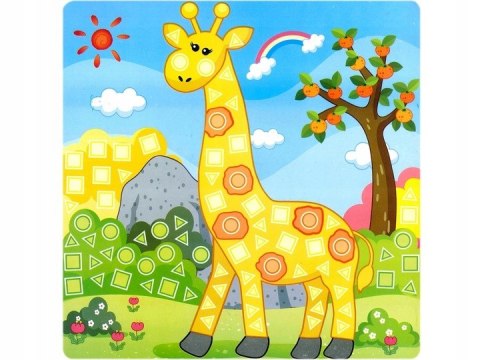 Piankowa wyklejanka Zwierzątka Genialny dzieciak