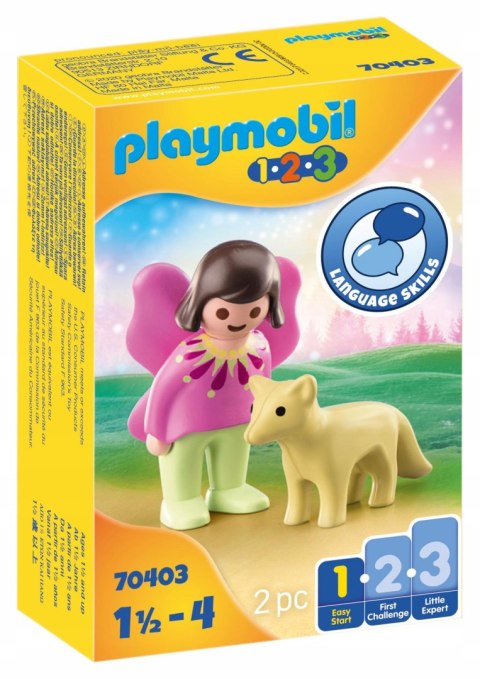 Playmobil 1.2.3 Wróżka z lisem 70403