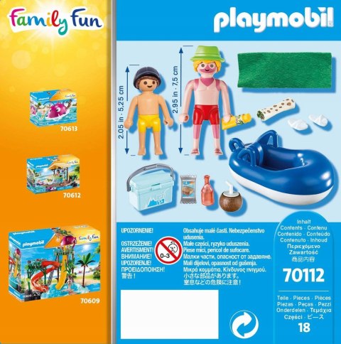Playmobil 70112 Chłopiec z oponą do pływania 4+