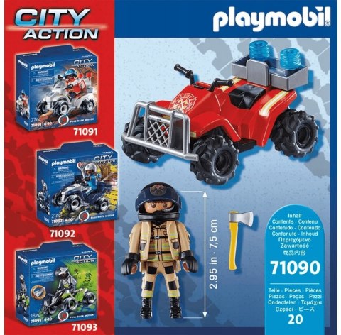 Playmobil 71090 Pożarniczy Speed Quad 4+