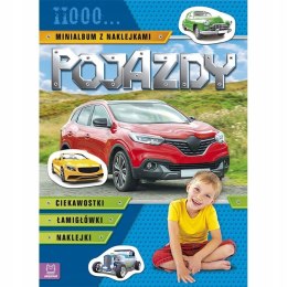 Pojazdy. Iiooo! Minialbum z naklejkami Naklejki Aksjomat