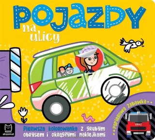Pojazdy Na Ulicy Kolorowanka Gruby Obrys Naklejki Aksjomat