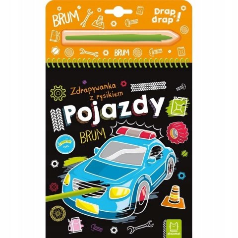 Pojazdy Zdrapywanka z rysikiem Wydrapywanka Aksjomat