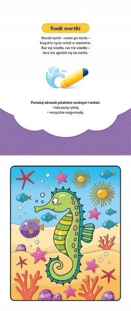 Pokoloruj i znajdź pod Wodą Malowanka Wodna +Pisak Aksjomat
