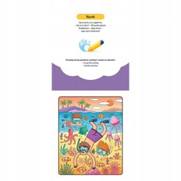 Pokoloruj i znajdź w Morzu Malowanka Wodna + Pisak Aksjomat