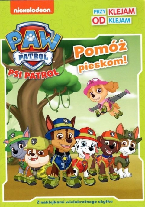 Psi Patrol Przyklejam odklejam 3 Pomóż Pieskom