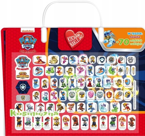 Psi Patrol Wypukłe Naklejki 2 Kocham naklejać