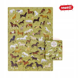 Puzzle Puzzlove Czuczu Konie 60 elemntów Koniki 4+