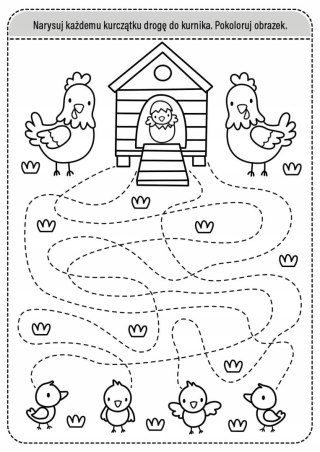 Seria Przedszkolaka. Na Wsi z Naklejkami