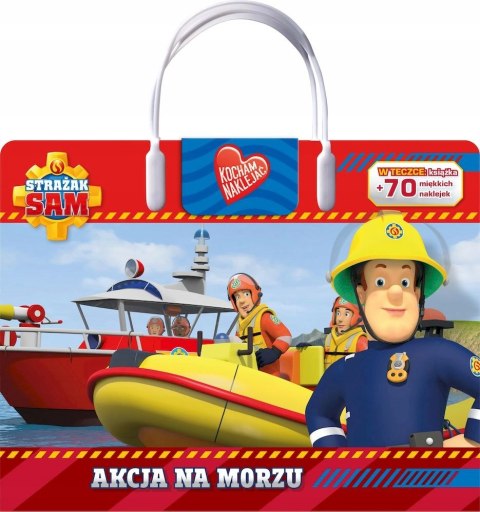 Strażak Sam Naklejki Wypukłe Kocham naklejać