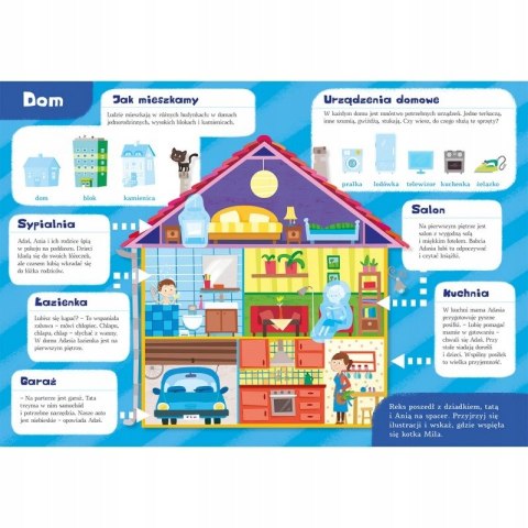 Świat Wiedzy Przedszkolaka 3+ z Naklejkami Aksjomat