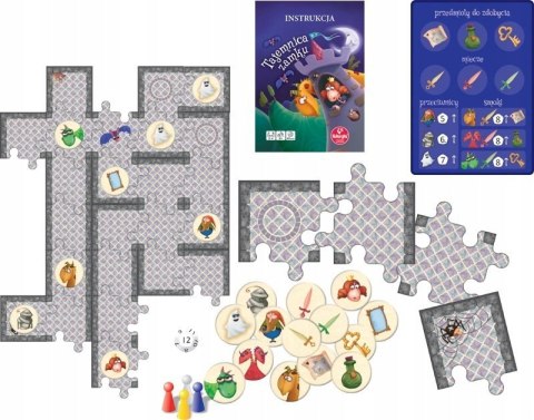 Tajemnica Zamku Gra Planszowa Przygodowa Kukuryku